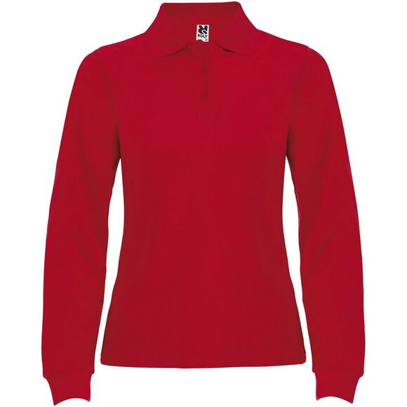 Roly | Tops | Roly Womensladies Estrella Longsleeved Polo Shirt Red ...